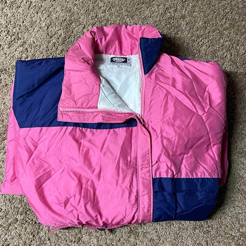 Vintage girls one piece snow suit